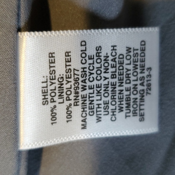 RYEGRASS grey with with polka dot silky satin feel dress size XL new without tag - Picture 9 of 9